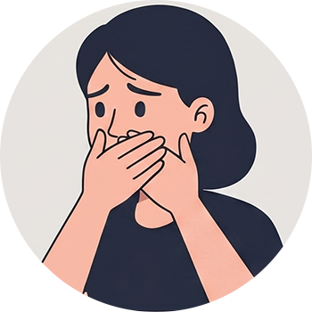 歯がボロボロで人前で笑えない