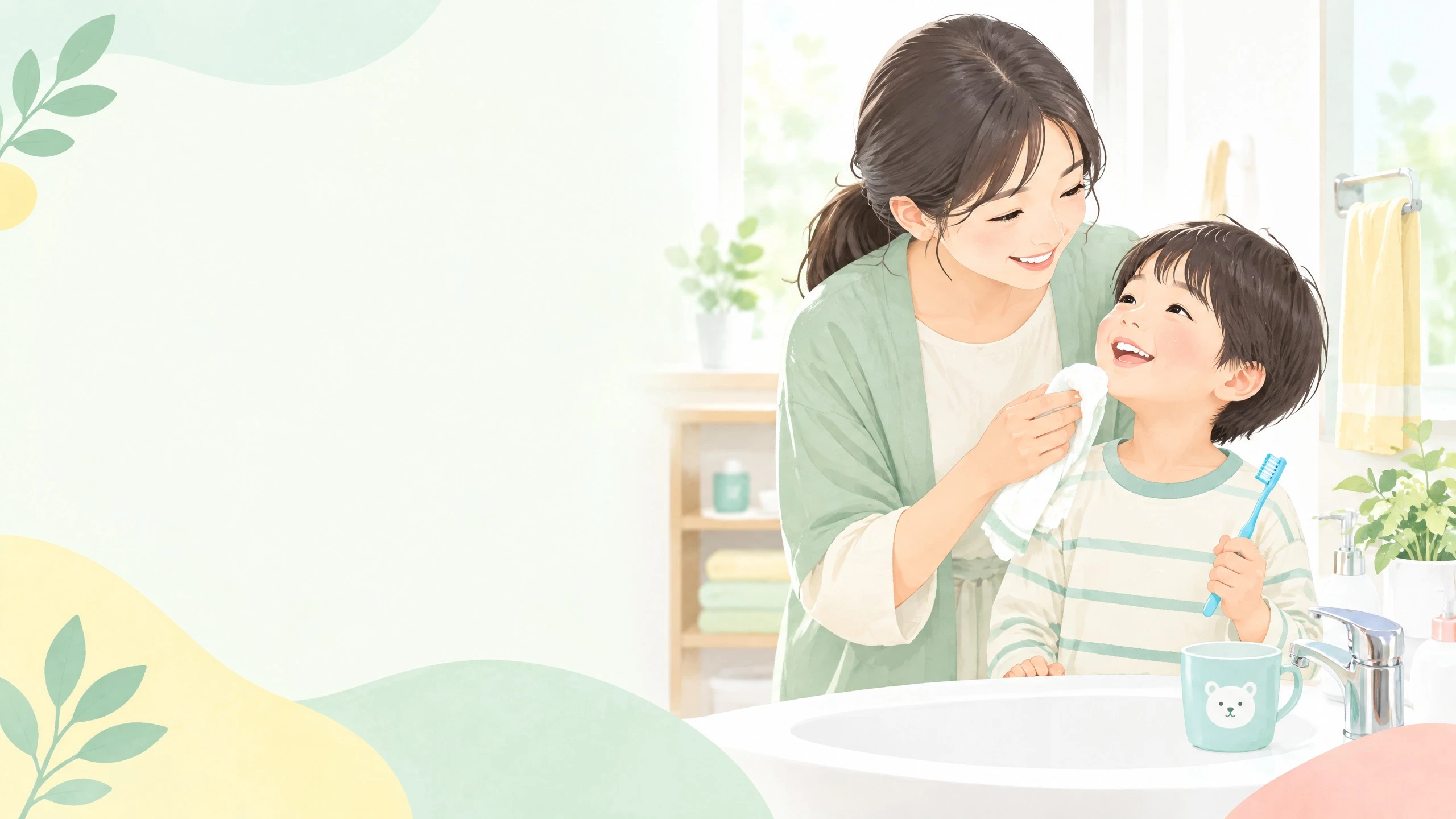 子どもの仕上げ磨きはいつまで？年齢別のポイント｜青砥の歯医者、立石たけしま歯科